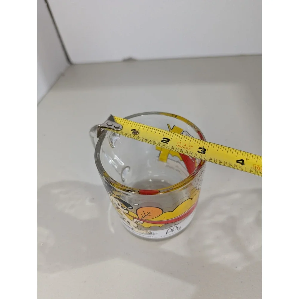 Vintage 1978 McDonalds Garfield Glass Mug Its Not a Pretty Life Jim Davis Cat